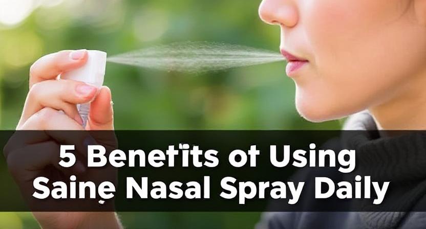 5 Benefits of Using Saline Nasal Spray Daily
