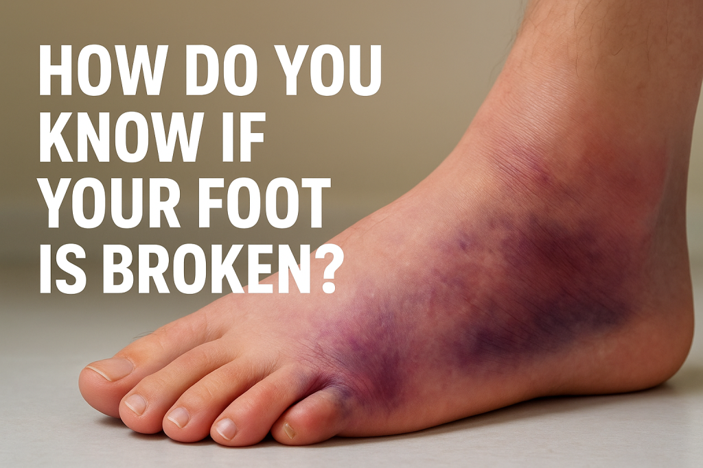  How Do You Know If Your Foot Is Broken