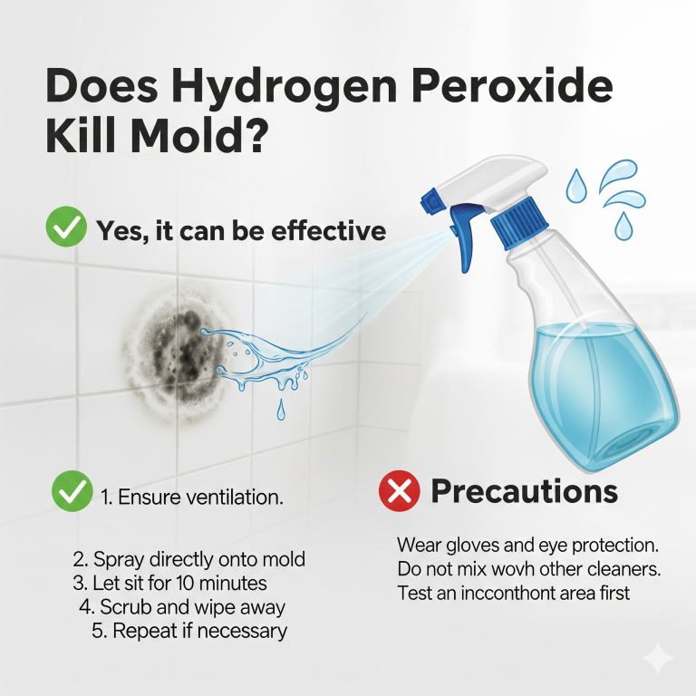 Does Hydrogen Peroxide Kill Mold?